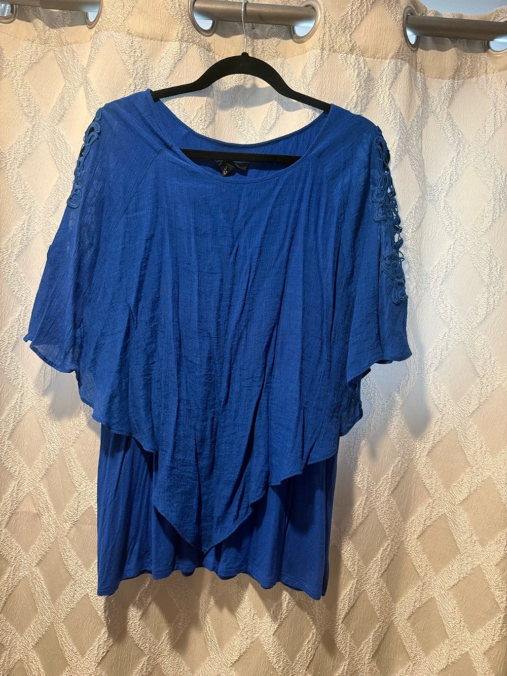 Alyx Cobalt Blue Layered Draped Tunic